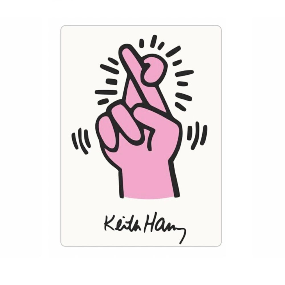 Keith Haring Crossed Fingers 🤞 Magnet
